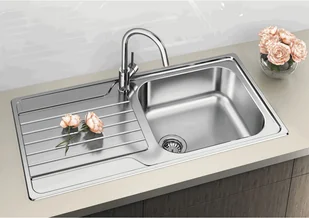 Blanco DINAS XL 6 S Stal szczotkowana, odwracalny (524254) - Zlewozmywaki - miniaturka - grafika 2