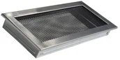 Kratki wentylacyjne - Parkanex Hearth kominkowa Hearth 17 x 37 cm stal szczotkowana - miniaturka - grafika 1