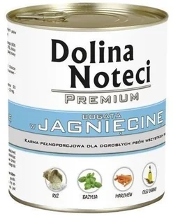 Dolina Noteci PREMIUM bogata w jagnięcinę 800g - Mokra karma dla psów - miniaturka - grafika 5