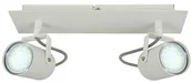 Lampy sufitowe - Kobi Reflektor spot kinkiet lampa ruchoma biała 2xGU10 ARLES 3617 3617 - miniaturka - grafika 1