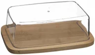 Pojemniki kuchenne - 5five Simple Smart Maselniczka z drewna bambusowego pojemnik na masło drewniany pojemniczek na masło B07HHMP6VK - miniaturka - grafika 1
