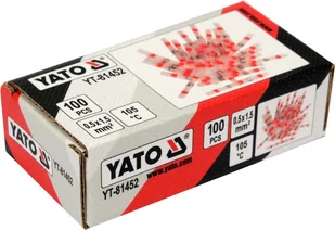 YATO PRZEZROCZYSTA WODOODPORNA KOSZULKA TERMOKURCZLIWA Z CYNĄ NA PRZEWÓD 0,5-1,5MM2 W OPAKOWANIU 100 SZTUK - Akcesoria do lutowania - miniaturka - grafika 4