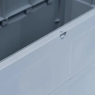 vidaXL Skrzynia ogrodowa, 320 L, szaro-czarna vidaXL - Skrzynie ogrodowe - miniaturka - grafika 4