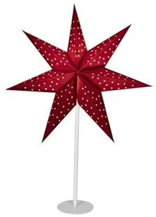 Markslojd Stojąca gwiazda Clara, aksamit, czerwono-biała - Ozdoby bożonarodzeniowe - miniaturka - grafika 2