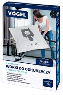 VÖGEL VÖGEL Worek do odkurzacza VÖGEL Z-BAG Micro 4 sztuki) - Worki do odkurzaczy - miniaturka - grafika 2
