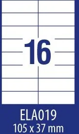 Avery Zweckform Etykiety ZF ECONOMY A4 105x37mm białe ELA019 ZWECKFORM - Etykiety do drukarek - miniaturka - grafika 3