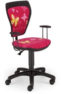 Krzesła obrotowe dla dzieci - Nowy Styl Krzesło Ministyle gtp Butterfly 3548 - miniaturka - grafika 1