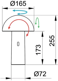 ALUMINOR Aluminor Capsule lampa stołowa LED, mobilna, szara - Lampy stojące - miniaturka - grafika 2