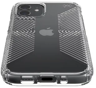 Speck Presidio Perfect-Clear with Grips - Etui iPhone 12 Mini z powłoką MICROBAN (Clear) 138481-5085 - Etui i futerały do telefonów - miniaturka - grafika 3
