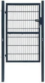Ogrodzenia - Furtka ogrodzeniowa 2D (pojedyncza) szary antracyt 106 x 190 cm - miniaturka - grafika 1