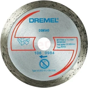 Dremel Diamentowa tarcza tnąca do płytek 2615S540JA - Tarcze do pił - miniaturka - grafika 7