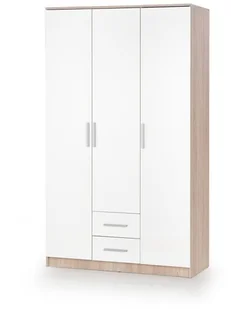 Halmar Szafa LIMA S-3 Halmar Dąb sonoma + biały V-PL-LIMA-S3-BIAŁY/SONOMA - Szafy - miniaturka - grafika 2