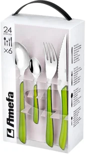 Amefa 24-częściowy zestaw sztućców Eclat, zielony Amefa - Noże - miniaturka - grafika 4