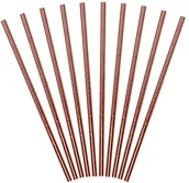 Słomki do napojów - Party Deco Słomki papierowe rurki różowo-złote - 250 szt. SPP9M-019R-250 - miniaturka - grafika 1