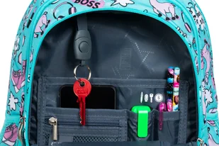 Dwukomorowy plecak St.Right 19L Pastelowe Lamy - Plecaki - miniaturka - grafika 8