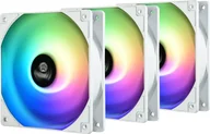 Wentylatory komputerowe - Enermax Wentylator Enermax HF120 ARGB Biały 3 Pack UCHF12PARGB-W - miniaturka - grafika 1