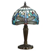Lampy stojące - Interiors Lampa stołowa TIFFANY DRAGONFLY 64088 INTERIORS 64088/INT/CUBI - miniaturka - grafika 1