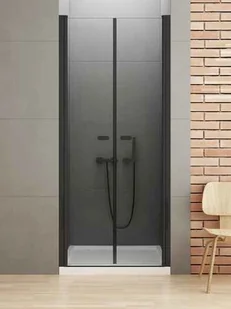 New Trendy NEW SOLEO BLACK Drzwi wnękowe podwójne uchylne szkło 6 mm Active Shield czarne profile 150x195cm D-0249A D-0249A - Ścianki i drzwi prysznicowe New Trendy NEW SOLEO BLACK Drzwi wnękowe podwójne uchylne szkło 6 mm Active Shield czarne profile 150x195cm D-0249A D-0249A - Ścianki i drzwi prysznicowe - miniaturka - grafika 1