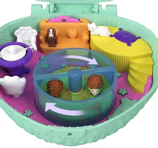 Mattel Polly Pocket Kompaktowe Zestawy Hedgehog Cafe FRY35 GTN15 - Lalki dla dziewczynek - miniaturka - grafika 4