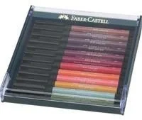 Faber-Castell Pitt Artist Pen B flamastry artystyczne, komplet 12 szt., koloru ziemi F267422 - Kredki, ołówki, pastele i pisaki - miniaturka - grafika 3