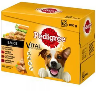 Pedigree Wołowina kurczak i indyk 12x100g - Mokra karma dla psów - miniaturka - grafika 3