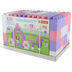 Wader Quality Toys Klocki XXL 72 Elementy + 72 łączniki 68088 - Klocki - miniaturka - grafika 5