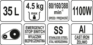 Yato MIKSER PLANETARNY 35L - YG-03027 YG-03027 - Inne urządzenia gastronomiczne - miniaturka - grafika 10