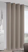 Zasłony - Albani albani Moments Blackout, zasłona z oczkami, zasłona zaciemniająca nieprzezroczysty, 245 x 140 cm, kamień, 245 x 140 cm 254503 - miniaturka - grafika 1