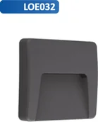 Lampy ogrodowe - LUMAX LOE032 OPRAWA ELEWACYJNA ASTON 3W 4000K TYP 2 KWADRAT LOE032 - miniaturka - grafika 1