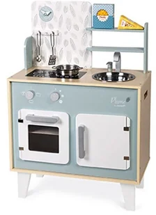 Janod Kuchnia drewniana duża z akcesoriami Plume - Zabawki AGD - miniaturka - grafika 4