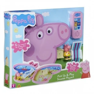 Tm Toys Peppa zestaw do zabawy - walizeczka - Figurki dla dzieci - miniaturka - grafika 4