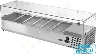 Yato WITRYNA CHŁODNICZA NADSTAWNA 6x1/3 GN YG-05330 - Szafy i witryny chłodnicze - miniaturka - grafika 3
