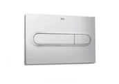 Przyciski spłukujące - Roca A890195002 PL1 przycisk podwójny szary lakierowany - miniaturka - grafika 1