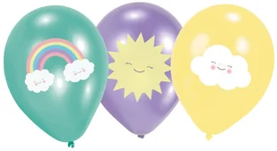 Amscan Balony urodzinowe chmurki 28 cm 6 szt 9904307 - Balony i akcesoria - miniaturka - grafika 2