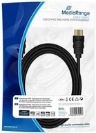 Kable - MediaRange Kabel HDMI MediaRange MRCS155 HDMI/HDMI with Ethernet, 3.0m, czarny MRCS155 - miniaturka - grafika 1