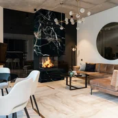 Wkłady kominkowe - Kratki.pl pl Marek Bal Wkład kominkowy NBC 600/400 NBC/600/400/BLACK - miniaturka - grafika 1