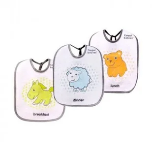 Canpol babies Śliniak ceratkowo-bawełniany 3 szt. styl A (2/103) - Śliniaki i fartuszki - miniaturka - grafika 3