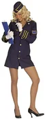 Stroje karnawałowe - Widmann Kostium stewardessa (damski kostium), 34/36 (S), niebieski - miniaturka - grafika 1