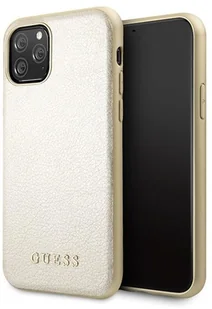 Guess Obudowa dla telefonów komórkowych Iridescent pro Apple iPhone 11 Pro GUHCN58IGLGO Złoty - Etui i futerały do telefonów - miniaturka - grafika 2