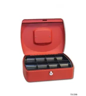 Sejfy i kasy pancerne - Richter Czech kasetka TS.0120.C czerwona # z wartością produktów powyżej 89zł! - miniaturka - grafika 1