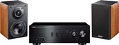 Zestawy stereo - Yamaha A-S301 czarny) + NOTA 240 orzech) - miniaturka - grafika 1