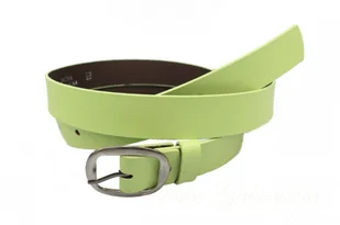 Complex Pasek Damski Skórzany (PL) 30 mm Skóra Naturalna BARDZO JASNY ZIELONY Szerokość Standardowa - Paski - miniaturka - grafika 3
