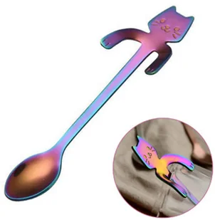 Gadget Master Łyżeczki kotki 2 szt.TĘCZOWE - Gadżety dla niej i dla niego - miniaturka - grafika 5