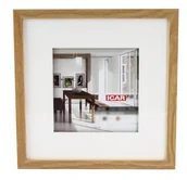 Ramki na zdjęcia - Icar Ramka 20x20 (11,5 x 11,5 ) EFEKT 3D biały RIC20E3D1 - miniaturka - grafika 1