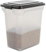 Pozostałe akcesoria dla psów - Iris IRIS, hermetyczny pojemnik na karmę / pojemnik na pokarm ATS, do karmy dla psów, tworzywo sztuczne, l, czarny - miniaturka - grafika 1