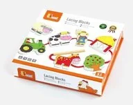 VIGA Klocki - życie na farmie (1556) - Układanki dla dzieci - miniaturka - grafika 7