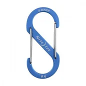 Artykuły biurowe - Nite Ize Nite Ize Karabińczyk S-Biner Dual #4 aluminium niebieski - miniaturka - grafika 1