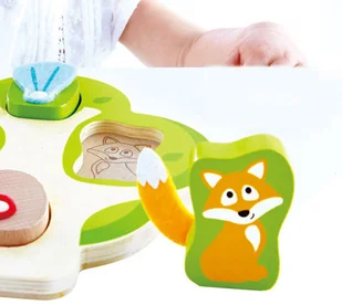 Hape KTO SIĘ KRYJE W DRZEWIE układanka 3D HP 1616 HP 1616 - Zabawki kreatywne - miniaturka - grafika 6