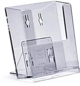 Akcesoria do reklamy - Stojak na ulotki A6 plexi odlewany WPA6 - miniaturka - grafika 1