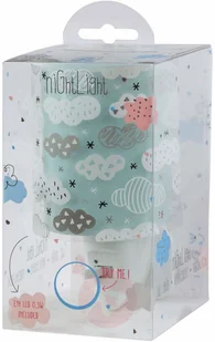 Dalber Niebieska lampka nocna LED Clouds do gniazdka - Lampy ścienne - miniaturka - grafika 4